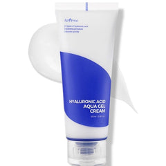 Tube of Hyaluronic Acid Aqua Gel Cream on a white background