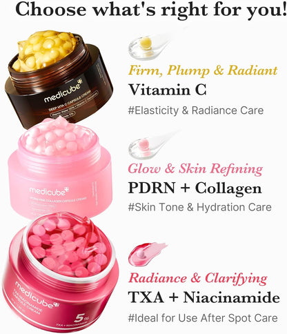 Medicube PDRN Pink Collagen Capsule Cream 55G