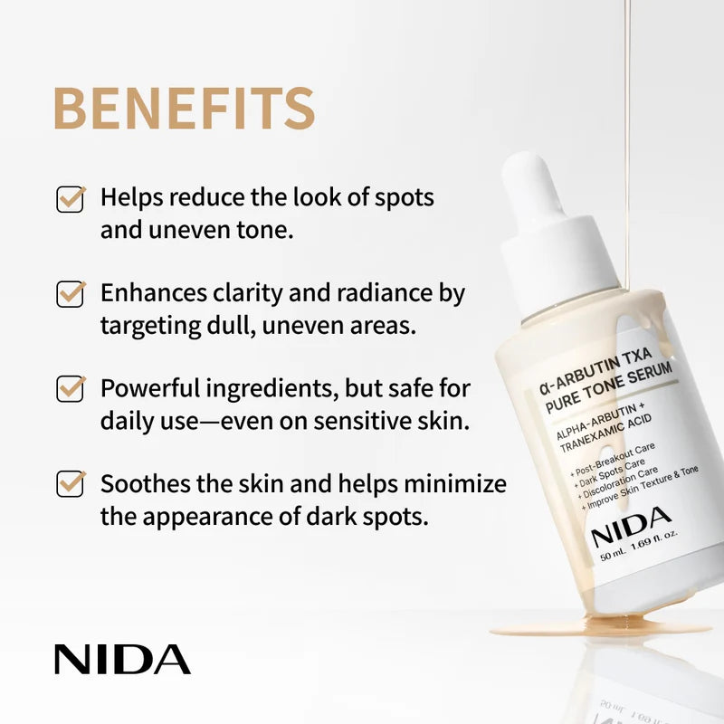 NIDA α-Arbutin TXA Pure Tone Serum 50ml