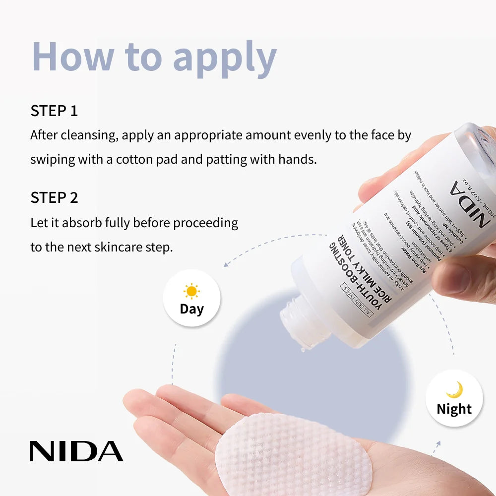 NIDA Youth-Boosting Rice Milky Toner 150ml