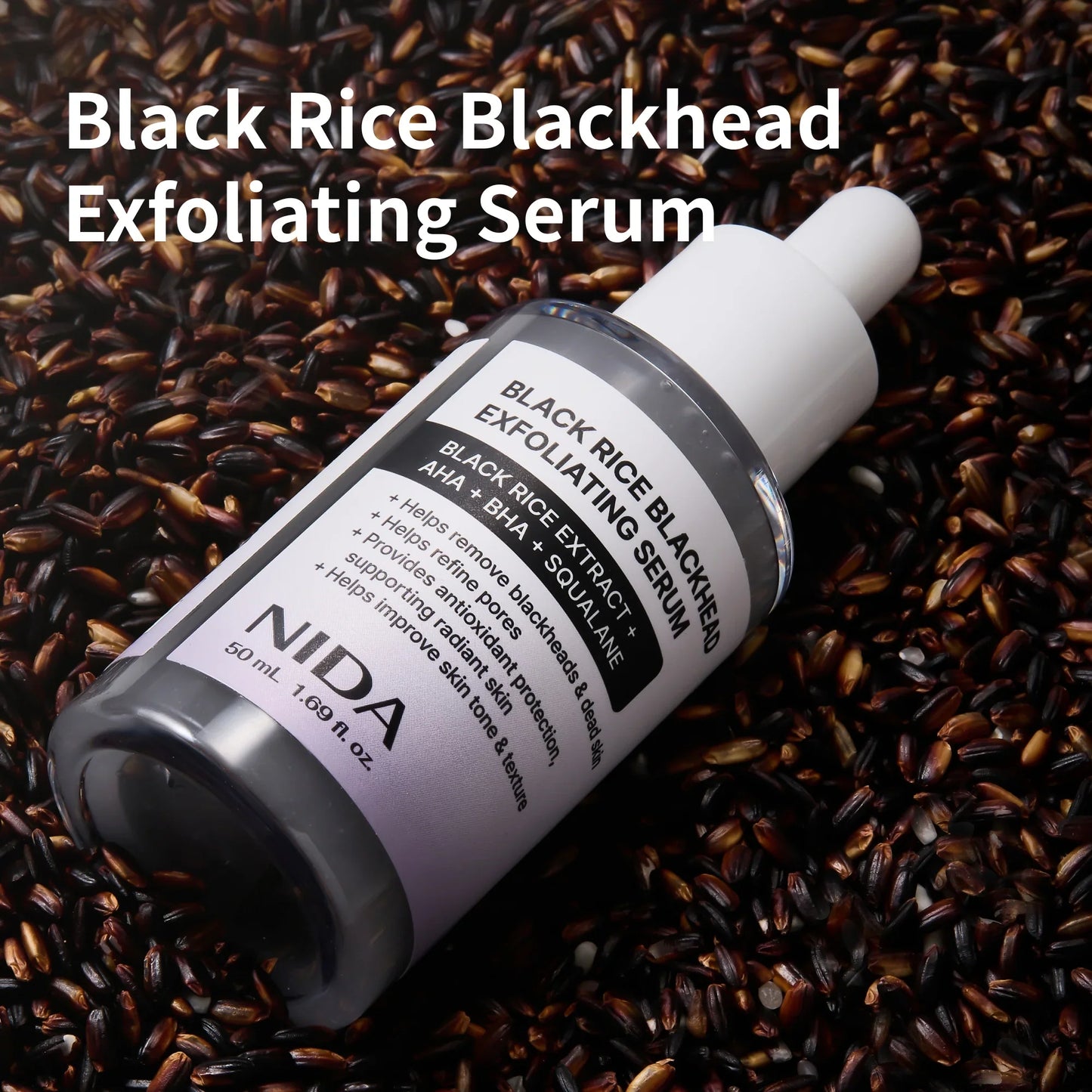 NIDA Black Rice Blackhead Exfoliating Serum 50ml