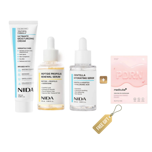 NIDA Hydration Set | 3-Step Routine + Free Medicube Mask — product image 1