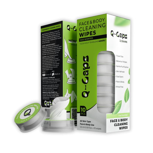 Q-Caps Natural Cleaning Wipe OUD