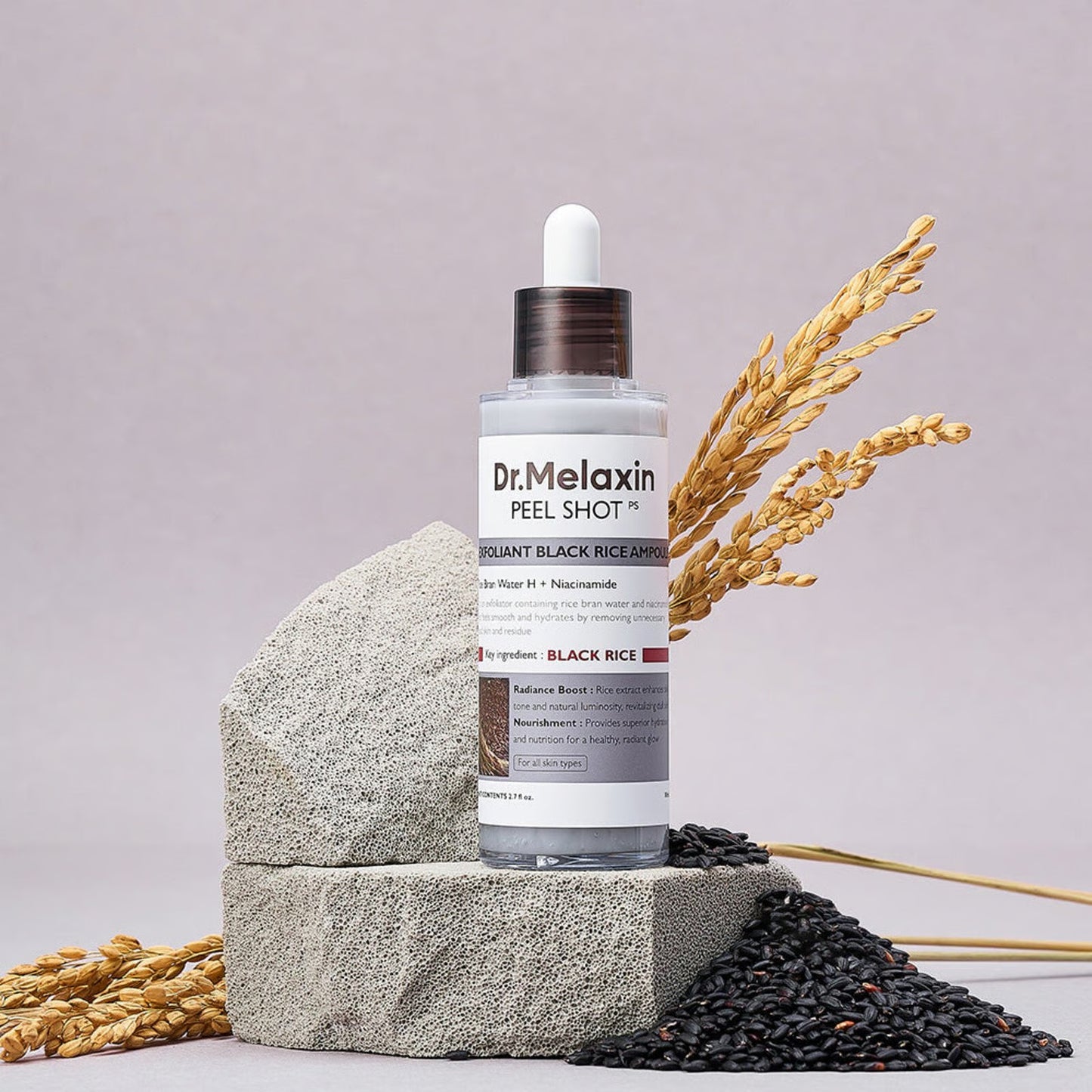 Dr. Melaxin Peel Shot Exfoliating Black Rice Ampoule 30ml