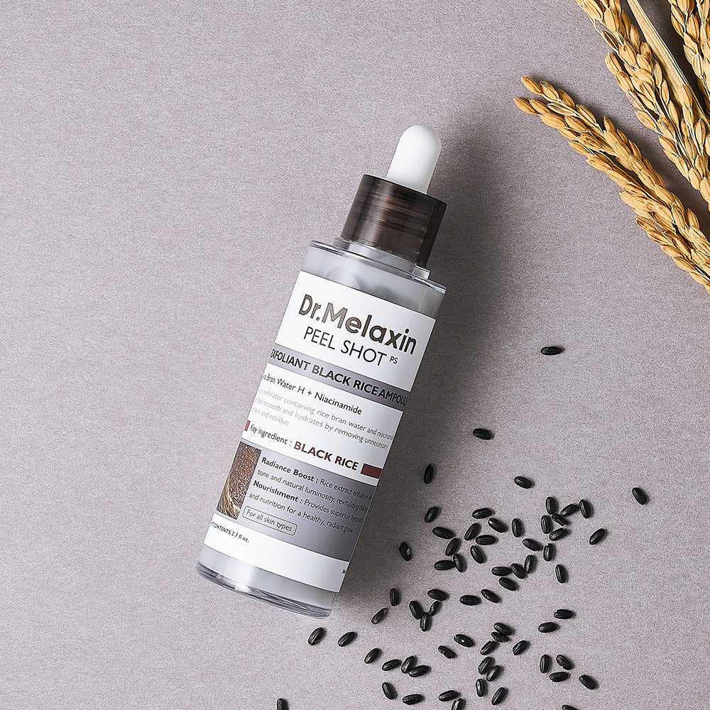 Dr. Melaxin Peel Shot Exfoliating Black Rice Ampoule 30ml